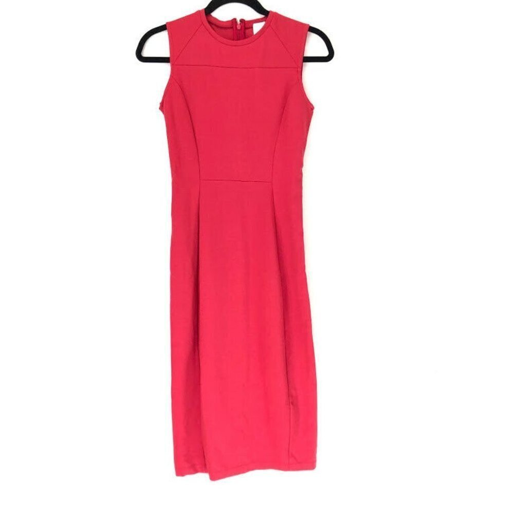 IRIS & INK 2 Anastasia Stretch Pink Sheath Dress